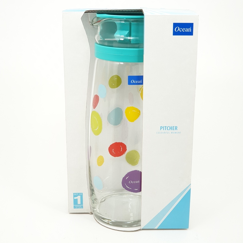 OCEAN เหยือกน้ำดื่ม 1660 มล. DIVANO PITCHER DOTS ลายจุด
