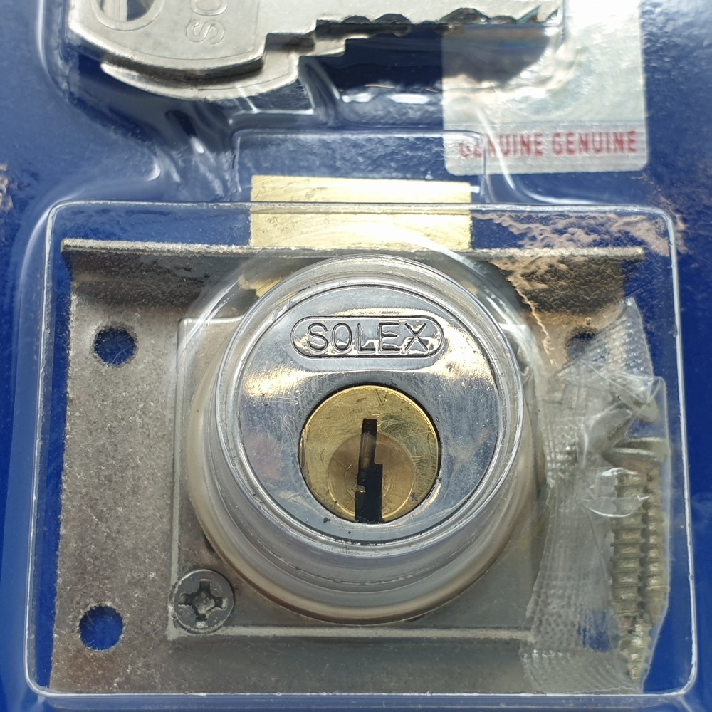 SOLEX กุญแจลิ้นชัก DW ขนาด 2นิ้วS (แผง)