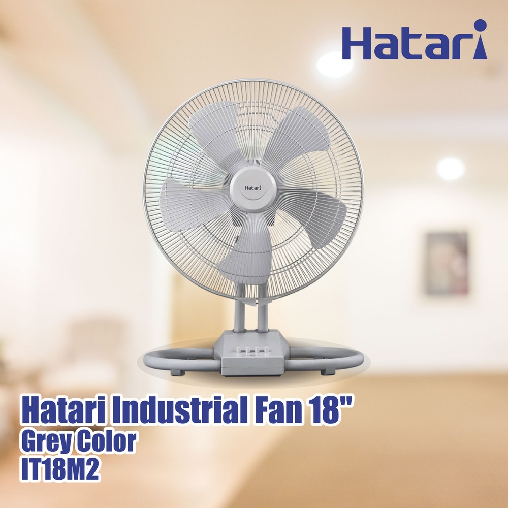 HATARI พัดลมอุตสาหกรรม 18" IT18M2 เทา