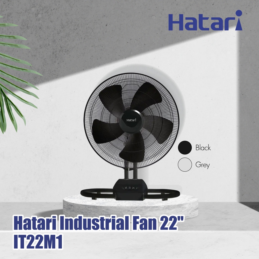 HATARI พัดลมอุตสาหกรรม 22" IT22M1 ดำ