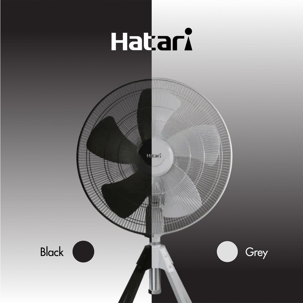 HATARI พัดลมอุตสาหกรรม 22" IQ22M1 เทา