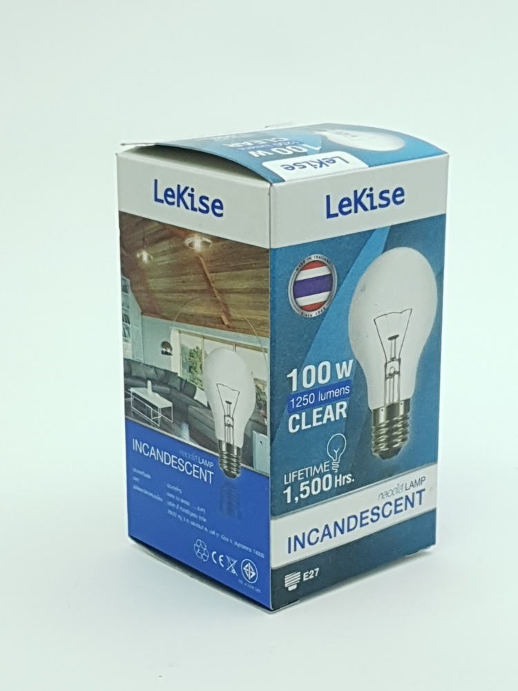 LEKISE หลอดไส้ ขั้ว E27 100W