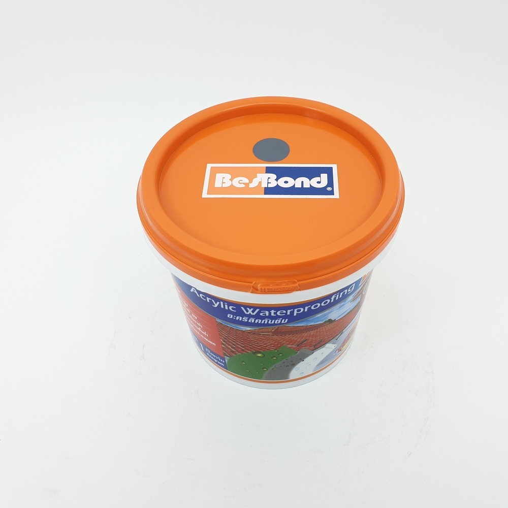 BESBOND อะคริลิคกันซึม ขนาด 1 กิโลกรัม สีเทา
