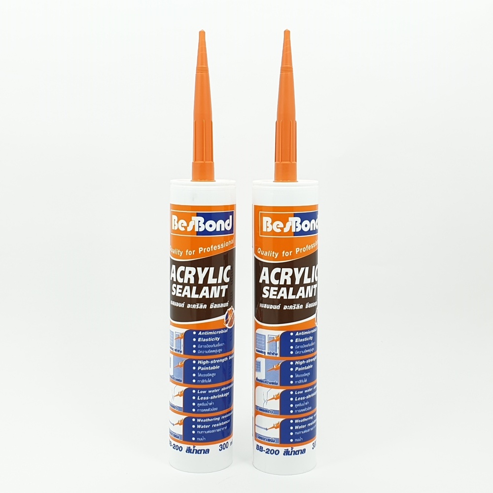 BESBOND อะคริลิค ซีลแลนท์ 300 ml. สีน้ำตาล