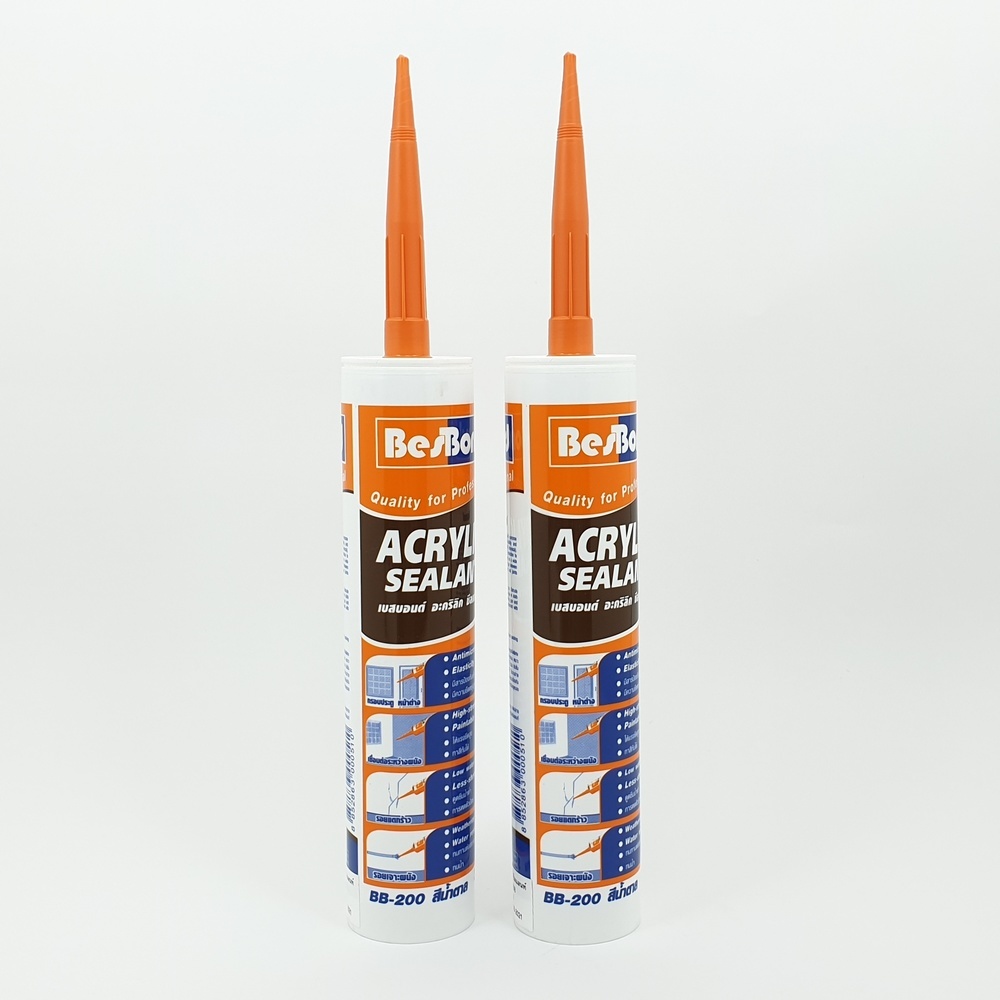 BESBOND อะคริลิค ซีลแลนท์ 300 ml. สีน้ำตาล