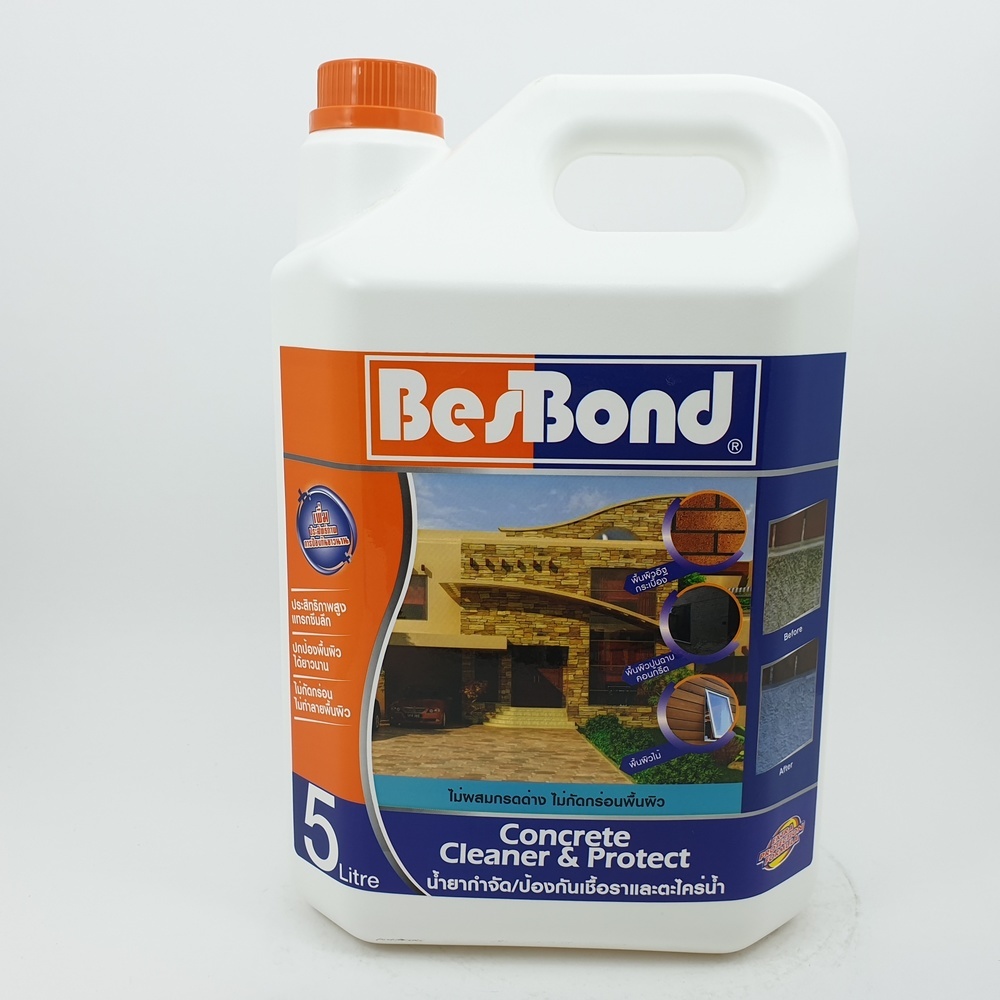 BESBOND น้ำยากำจัดเชื้อราและป้องกันตะไคร่น้ำ 5 ลิตร