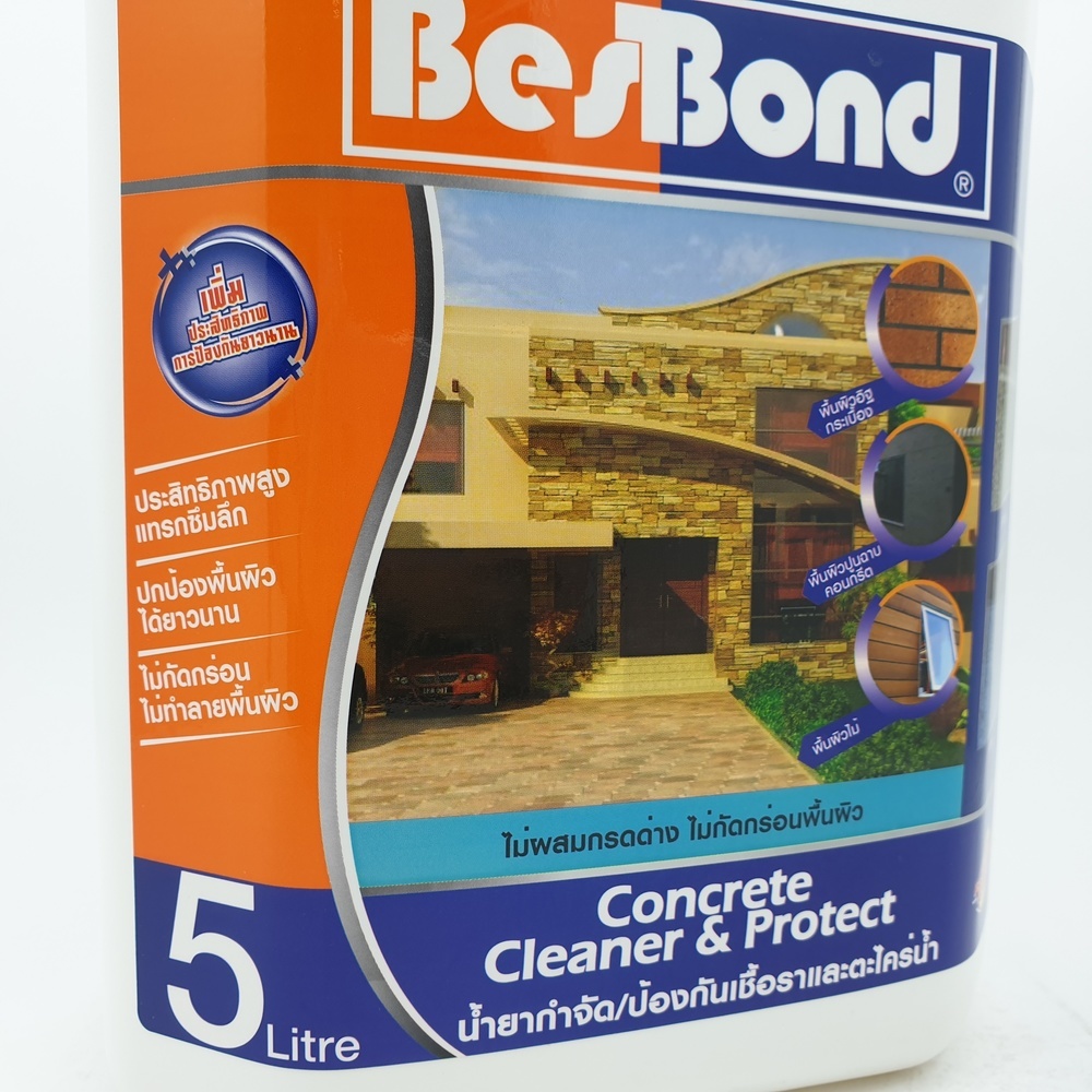 BESBOND น้ำยากำจัดเชื้อราและป้องกันตะไคร่น้ำ 5 ลิตร