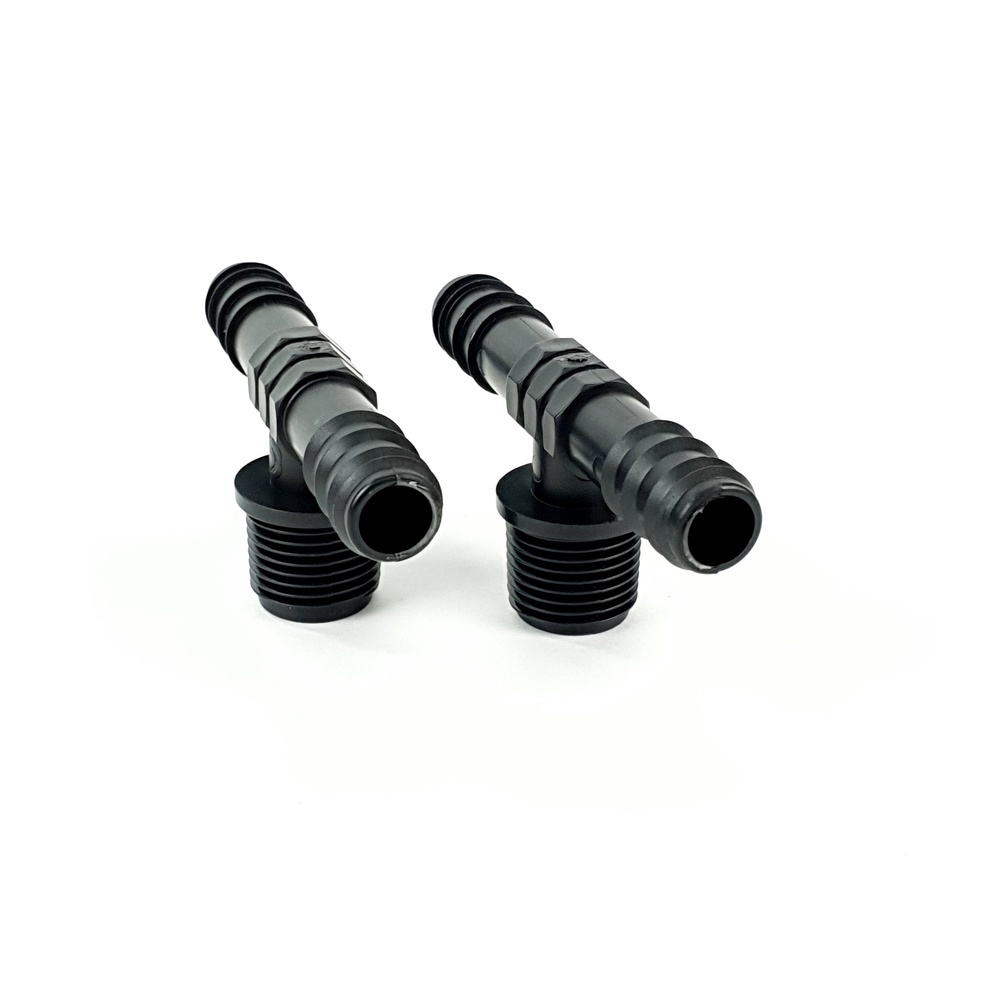 Super Products TM สามทางแปลง เกลียวนอก 16 x 1/2" x 16 (10 ตัว/แพ็ค)