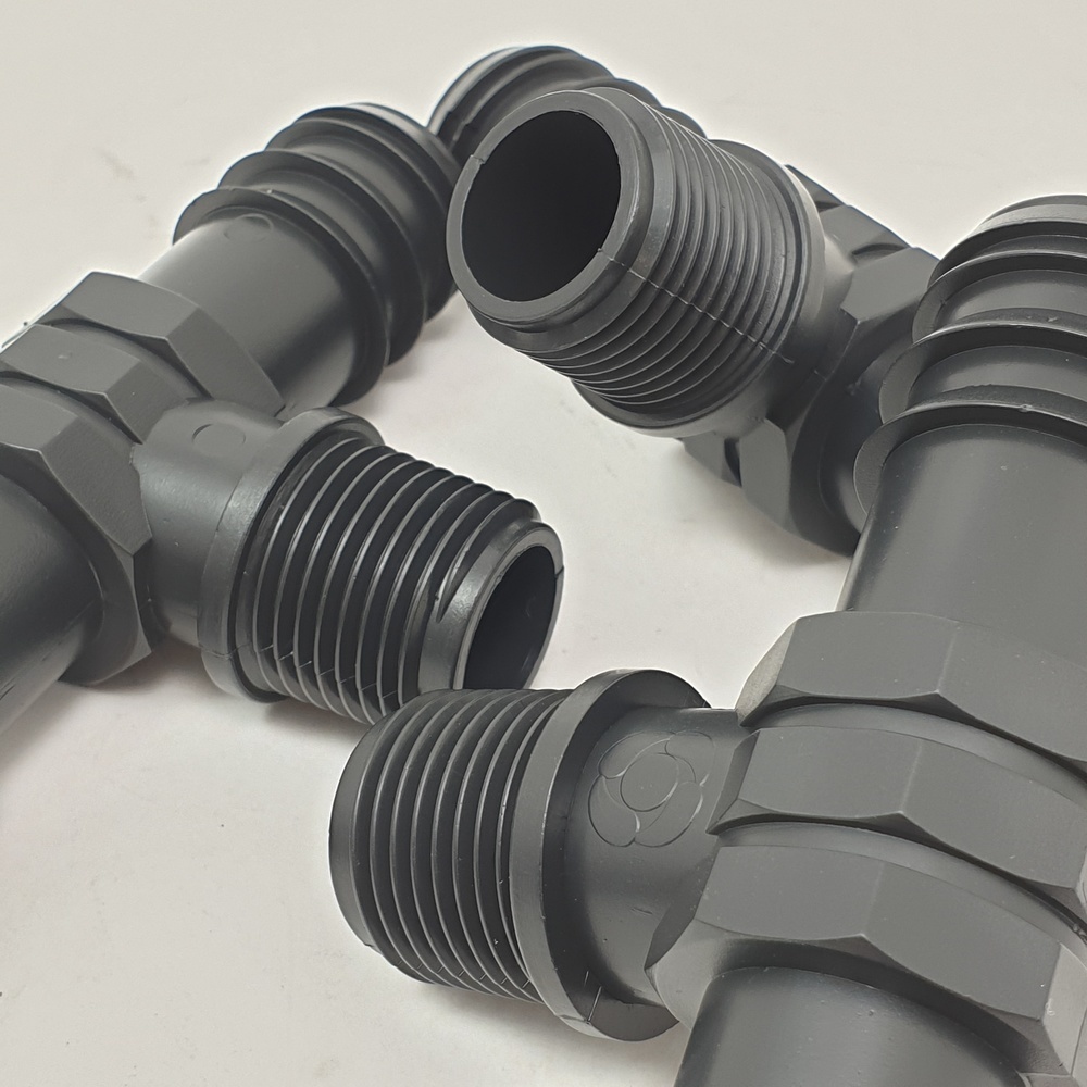 Super Products TM สามทางแปลง เกลียวนอก 25 x 1/2" x 25 (10 ตัว/แพ็ค)