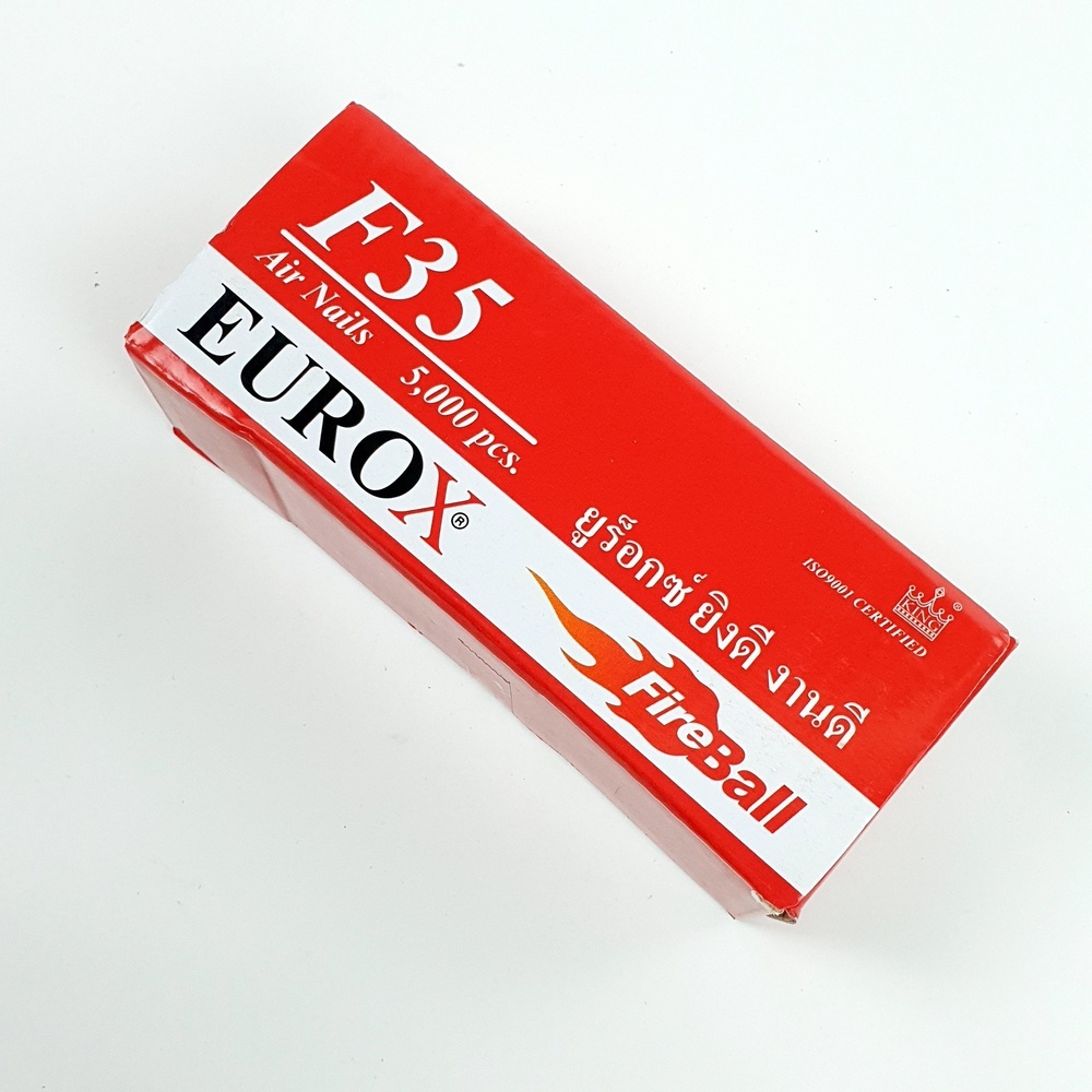 EUROX ตะปูปืนลมขาเดี่ยวยิงไม้ 35mm.รุ่น F35 สีแดง