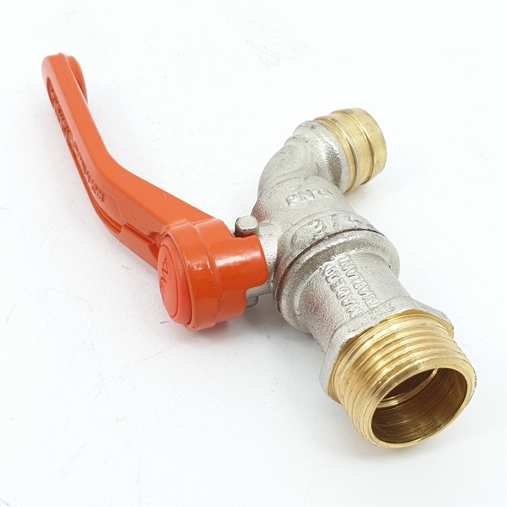 ANA ก๊อกบอลทองเหลือง ไทยแท้ ขนาด 3/4" รุ่น C108 สีส้ม