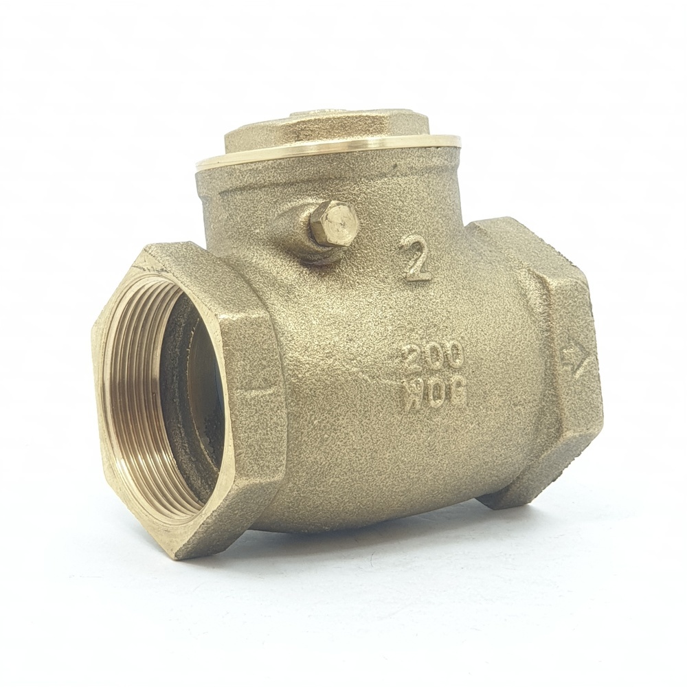 ANA เช็ควาล์วสวิงทองเหลือง 2" ยาง NBR รุ่น E111