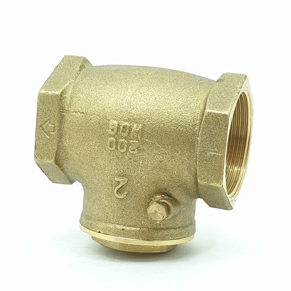 ANA เช็ควาล์วสวิงทองเหลือง 2" ยาง NBR รุ่น E111