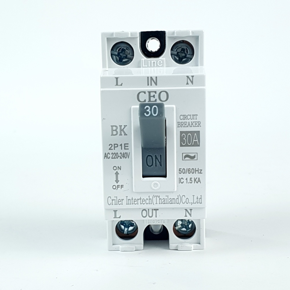 CEO เบรคเกอร์ 2P 30A รุ่น BK-30A สีดำ