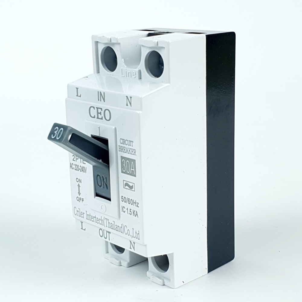 CEO เบรคเกอร์ 2P 30A รุ่น BK-30A สีดำ