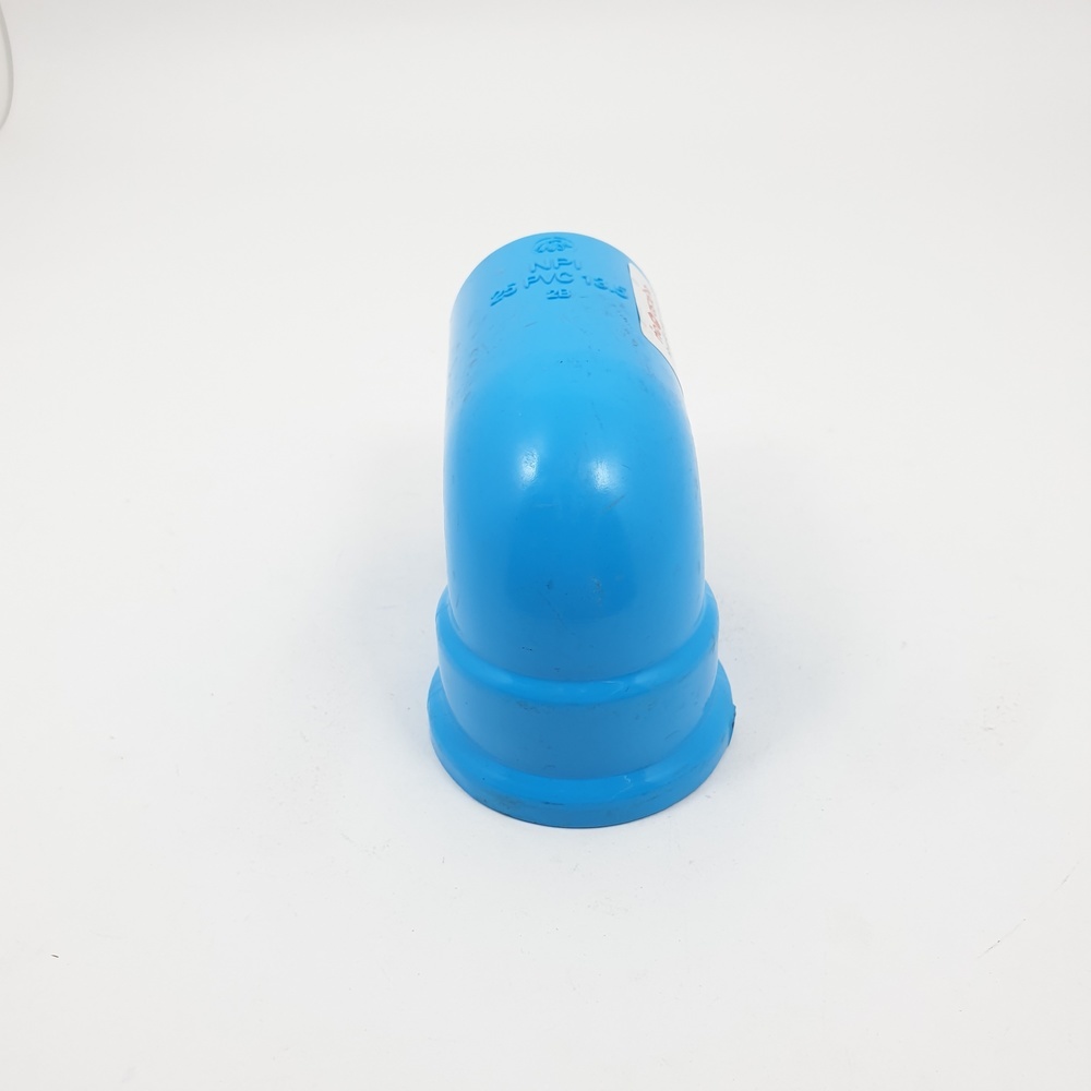 SCG ข้องอ 90 เกลียวในทองเหลือง หนา 1"(25) ชั้น 13.5 สีฟ้า