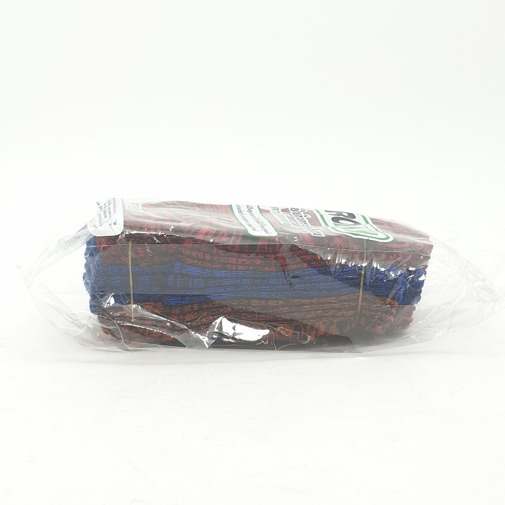 PROTX ถุงมือทอใยสังเคราะห์ 300 กรัม/โหล (แพ็ค 6 คู่) สีคละลาย