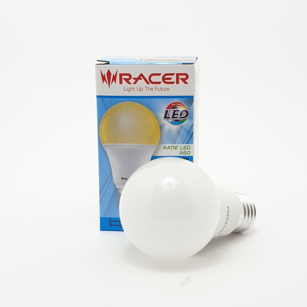 RACER หลอดไฟ LED Bulb E27 7W รุ่น KATIE แสงวอร์มไลท์