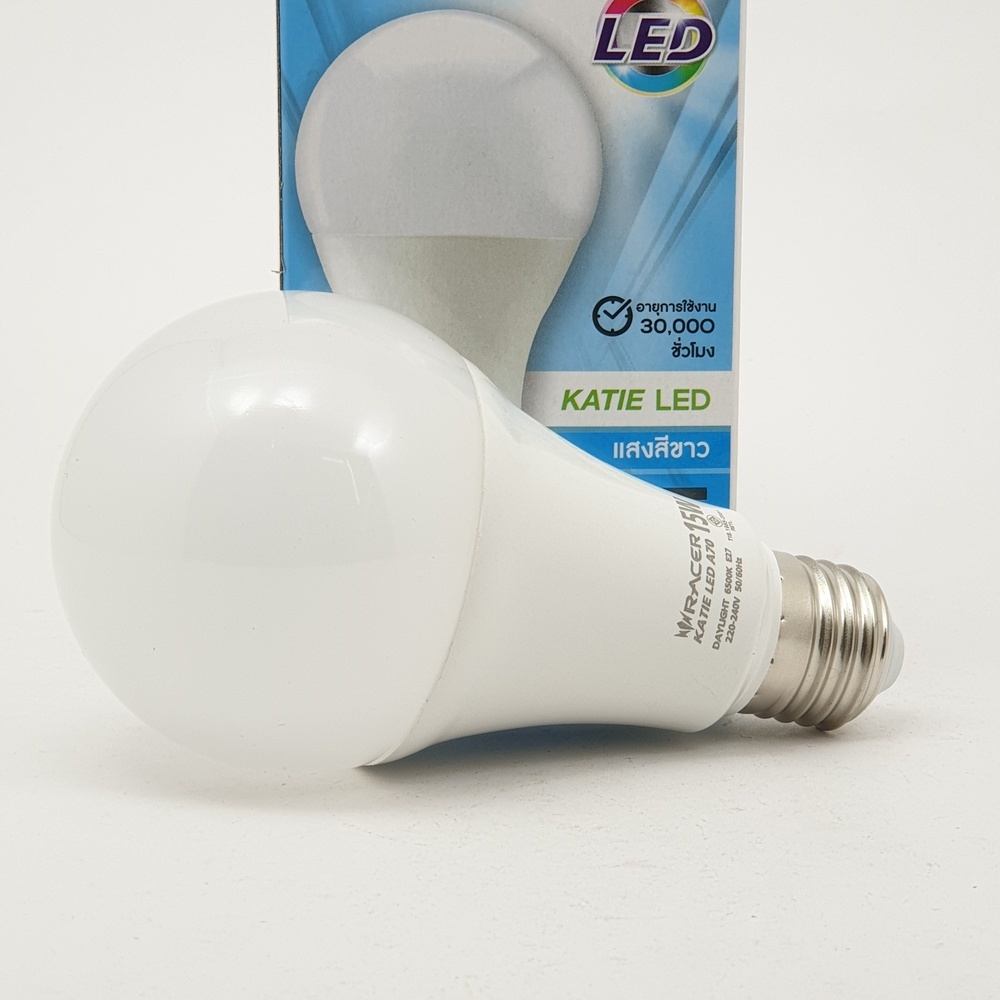 RACER หลอดไฟ LED Bulb E27 15W รุ่น KATIE แสงเดย์ไลท์
