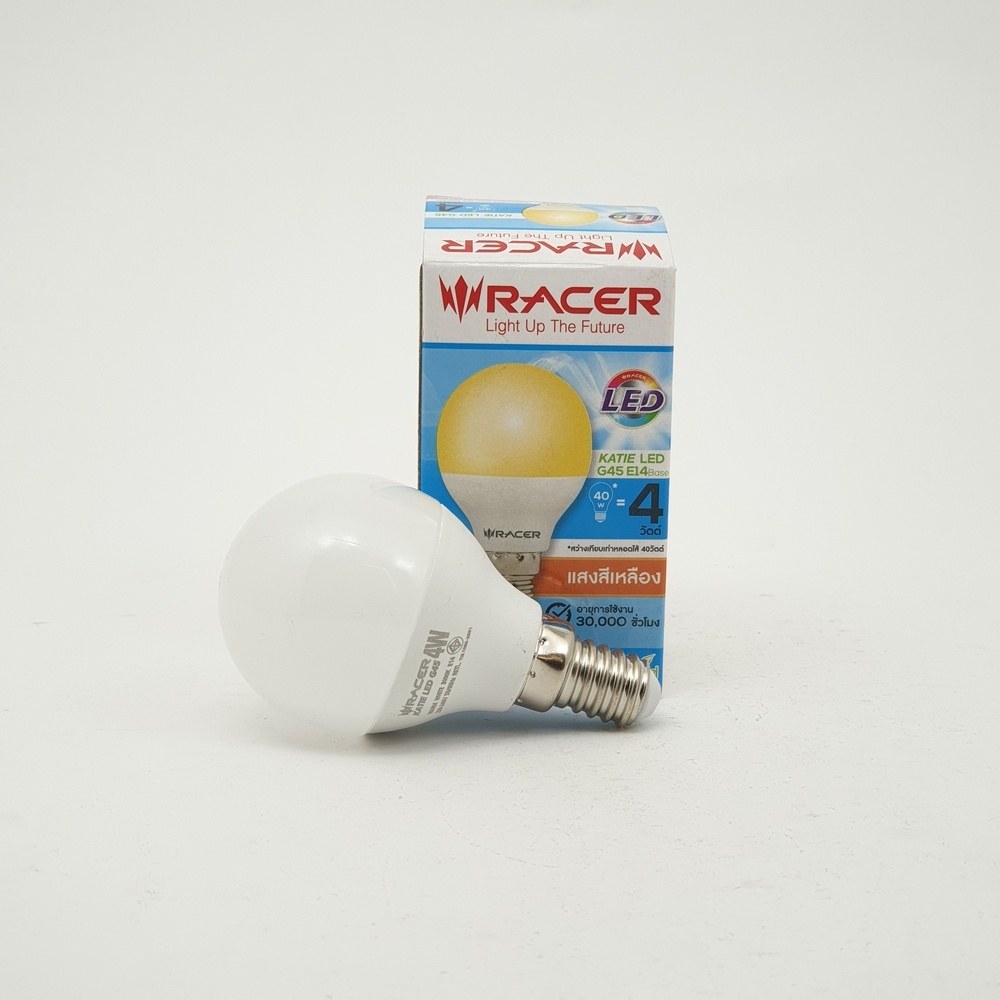 RACER หลอดไฟ LED E14 4W รุ่น KATIE LED G45 แสงวอร์มไลท์