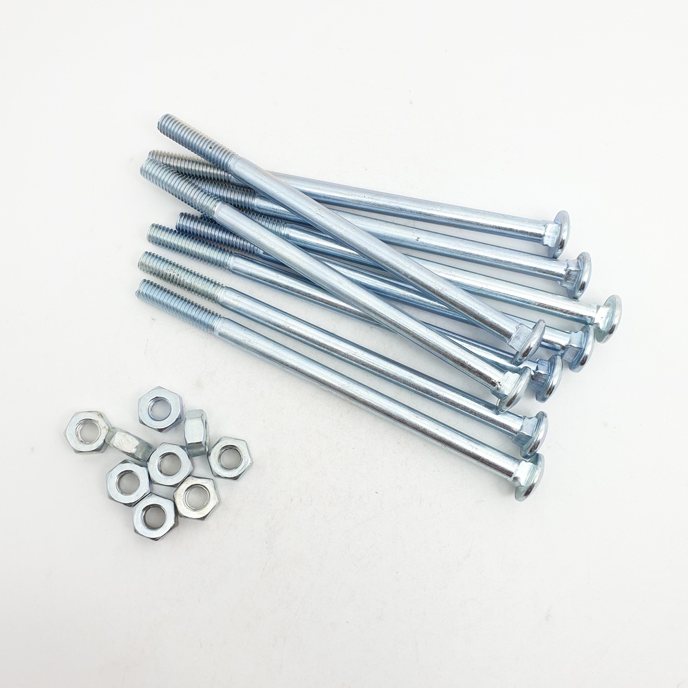 น็อตหัวกลมตีเย็น ขนาด 3/8"x7"( 1 กก./ถุง)