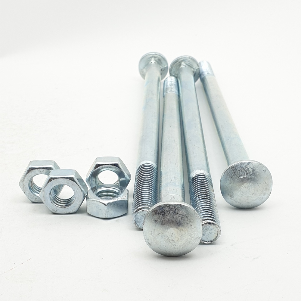 น็อตหัวกลมตีเย็น ขนาด 1/2"x10"( 1 กก./ถุง)