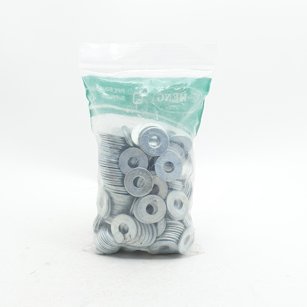 U-HENG แหวนอีแปะ ชุบขาว ขนาด 1/4" (แพ็ค 1 KG.)