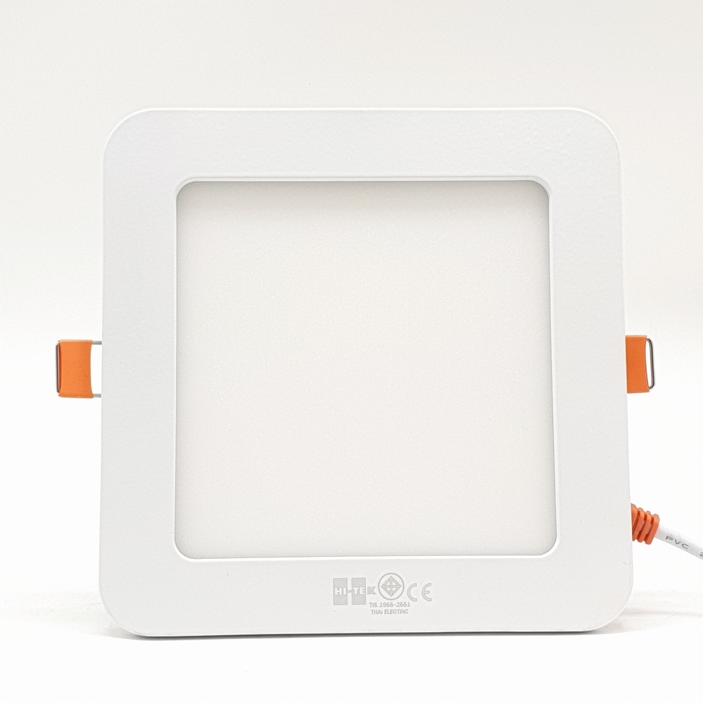 HI-TEK โคมพาเนล LED อีโค่ ทรงสี่เหลี่ยม 5นิ้ว 9W แบบฝังฝ้า รุ่นHFLEPSR09D แสงขาว