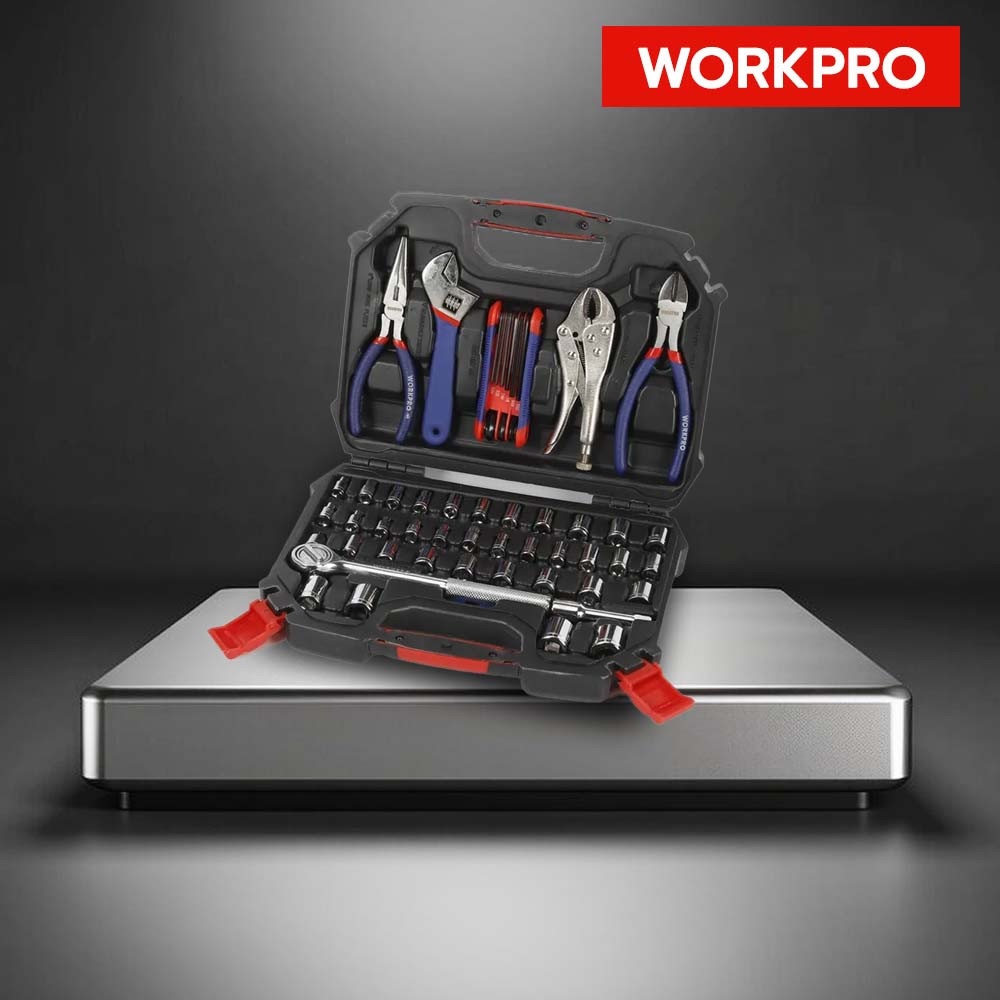 WORKPRO ชุดเครื่องมือช่าง 52ชิ้น รุ่น W003020