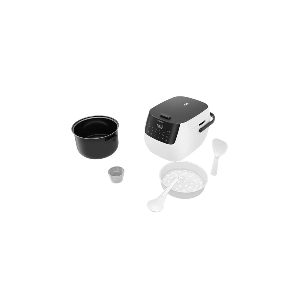 HITACHI หม้อหุงข้าวดิจิตอล ขนาด 1.8 ลิตร รุ่น RZ-R18XN สีขาว