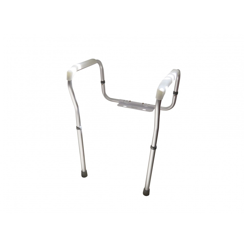 Verno ราวทรงตัวสำหรับโถสุขภัณฑ์ รุ่น ALH-001 ขนาด 49x48x61 ซม. สีขาว