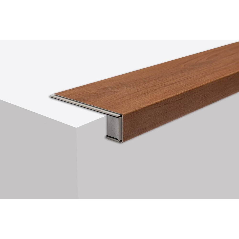 จมูกชานพักบันได SPC Click lock 114x1220x4+1mm IXPE items No. 1210 สีไม้โรสวู๊ด