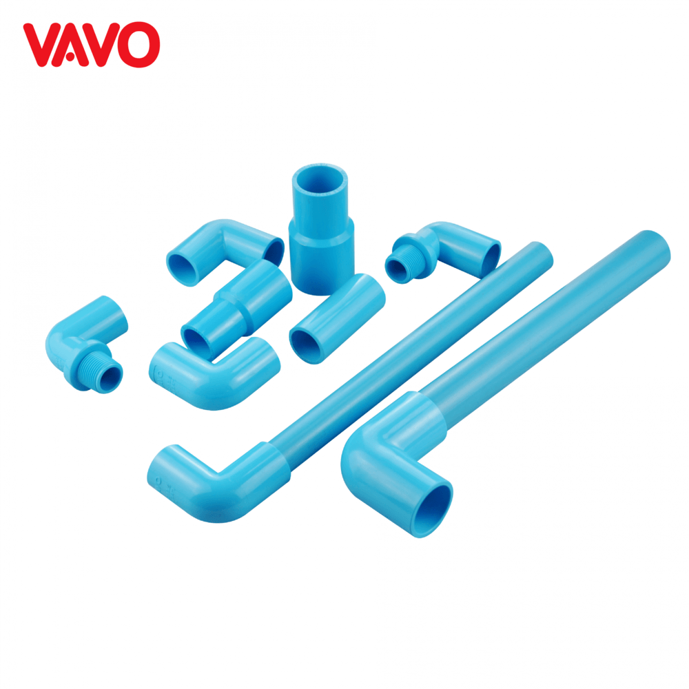 VAVO สามทาง 90 หนา 1"(25) สีฟ้า