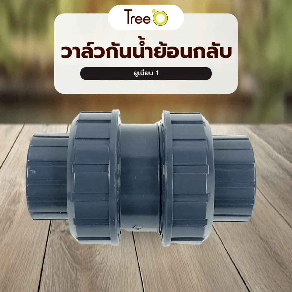 Tree’O วาล์วกันน้ำย้อนกลับยูเนี่ยน 1"