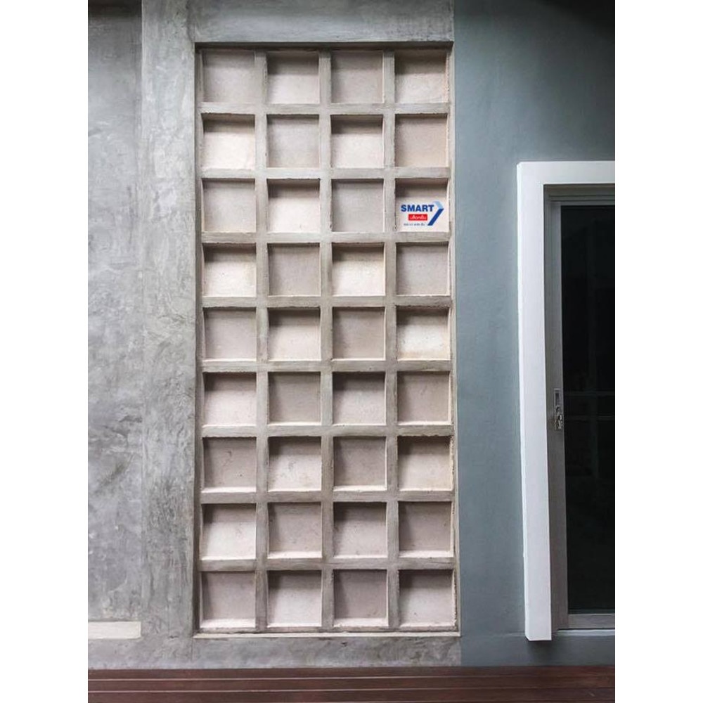 สมาร์ท บล็อคมวลเบาตกแต่ง ลายมิติบล็อค ขนาด ขนาด 30X30X10ซม