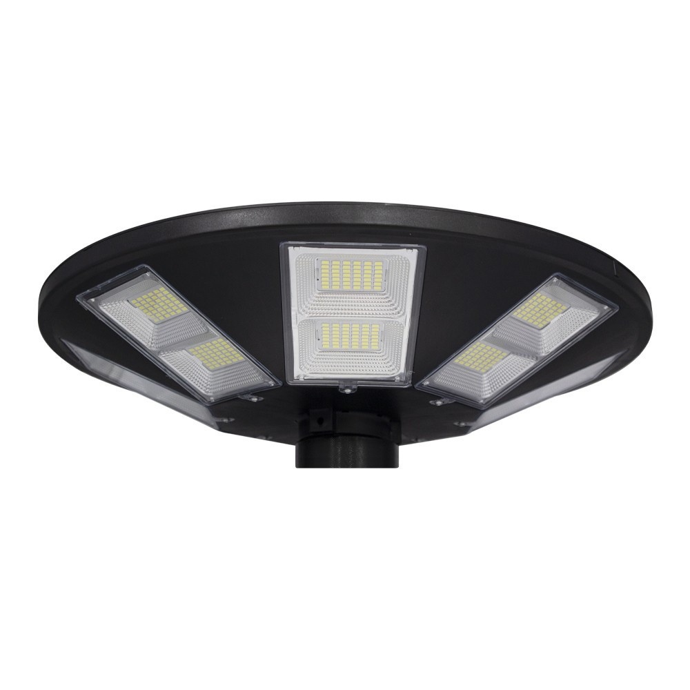 EILON โคมไฟสนาม UFO โซลาร์เซลล์ พร้อมรีโมท 400W แสงเดย์ไลท์ สีดำ (เฉพาะตัวโคม)