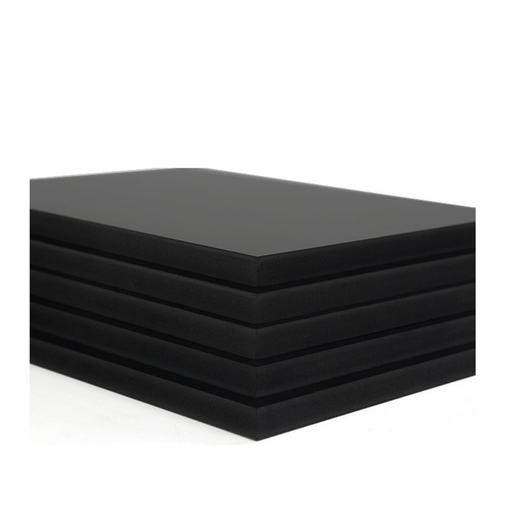 LISSE แผ่นพลาสวูดเรียบ KC-106 120*240*1 ซม. สีดำ