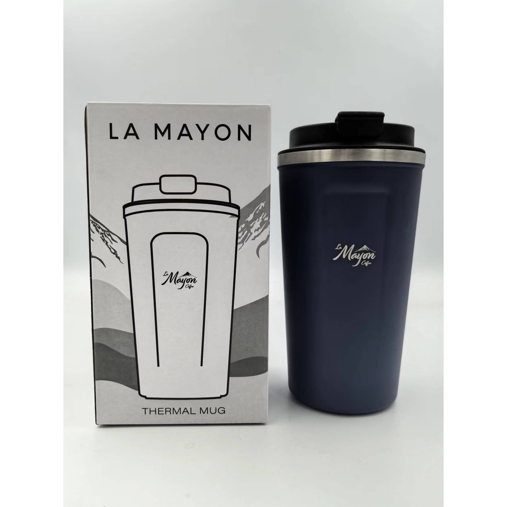 LAMAYON แก้วเก็บอุณหภูมิ 510 มล. รุ่น ZBMT04 สีน้ำเงิน
