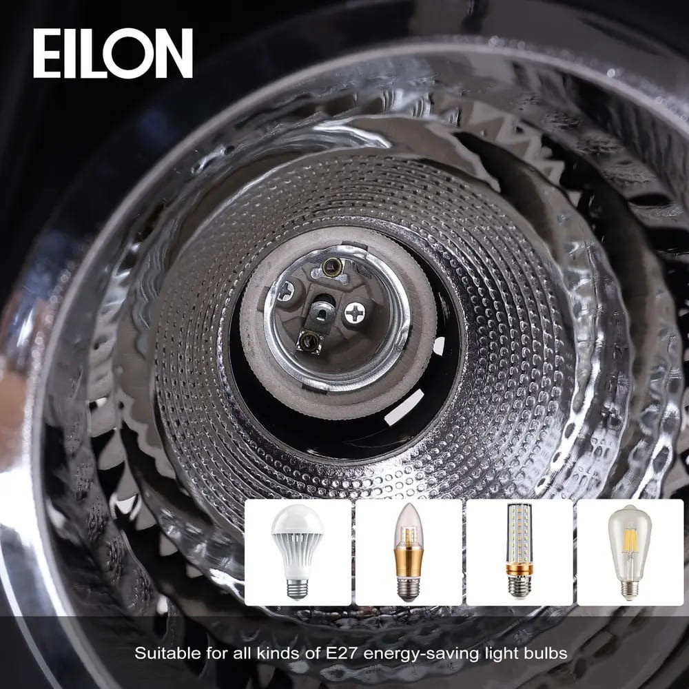EILON โคมดาวน์ไลท์แบบทาวเวอร์หน้าเหลี่ยม 4นิ้ว E27 รุ่น YD4006-BK สีดำ (โคมเปล่า)