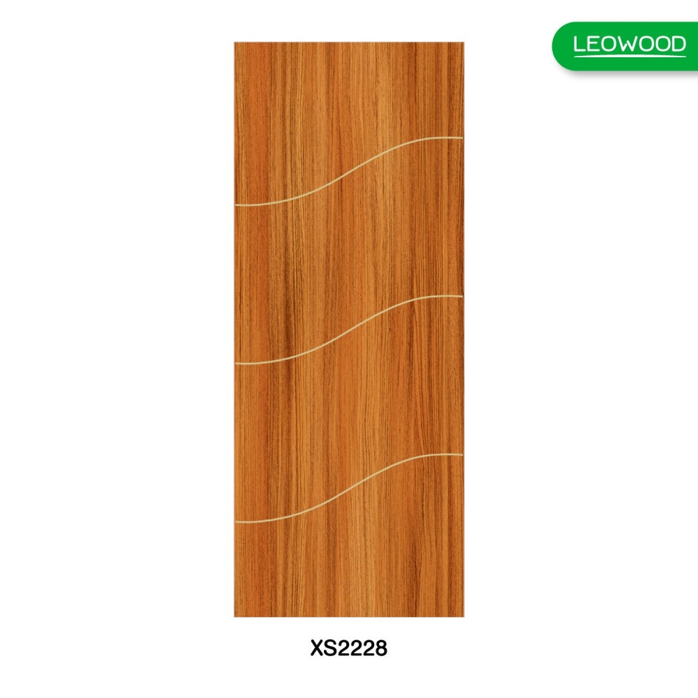 LEOWOOD ประตู DoorX Silver ลาย 2 - Brazilian Teak ขนาด 3.5x80X200 ซม.