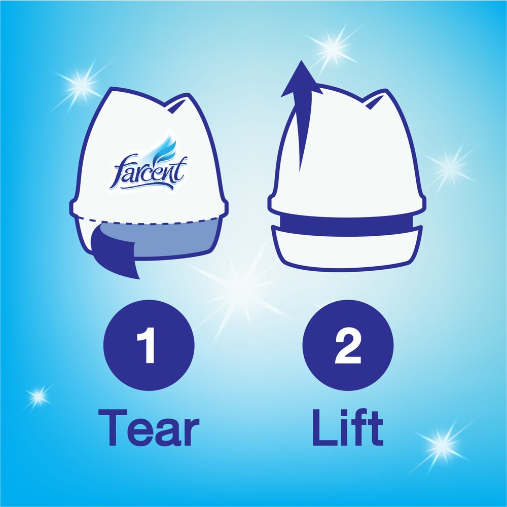 FARCENT เซ็นท์เต็ดเจล กลิ่นกุหลาบ 200กรัม (2แถม1/แพ็ค)
