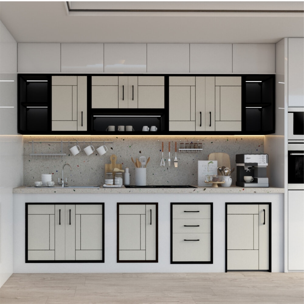 CLOSE บานถังแก๊ส UPVC LABARIS ขนาด 49.5x75 ซม. สีเบจ