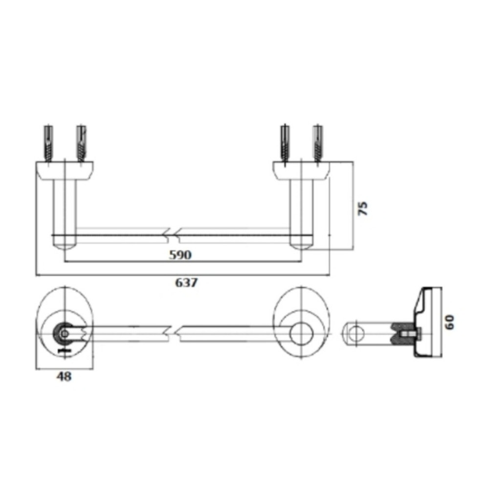 Prema ราวพาดผ้า รุ่น PM055(HM)