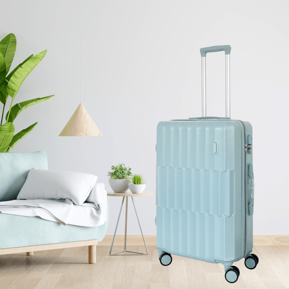 WETZLARS กระเป๋าเดินทางขนาด 24 นิ้ว รุ่น BOLSA-BLUE M-TSA ขนาด 24x41x65 ซม. สีฟ้า