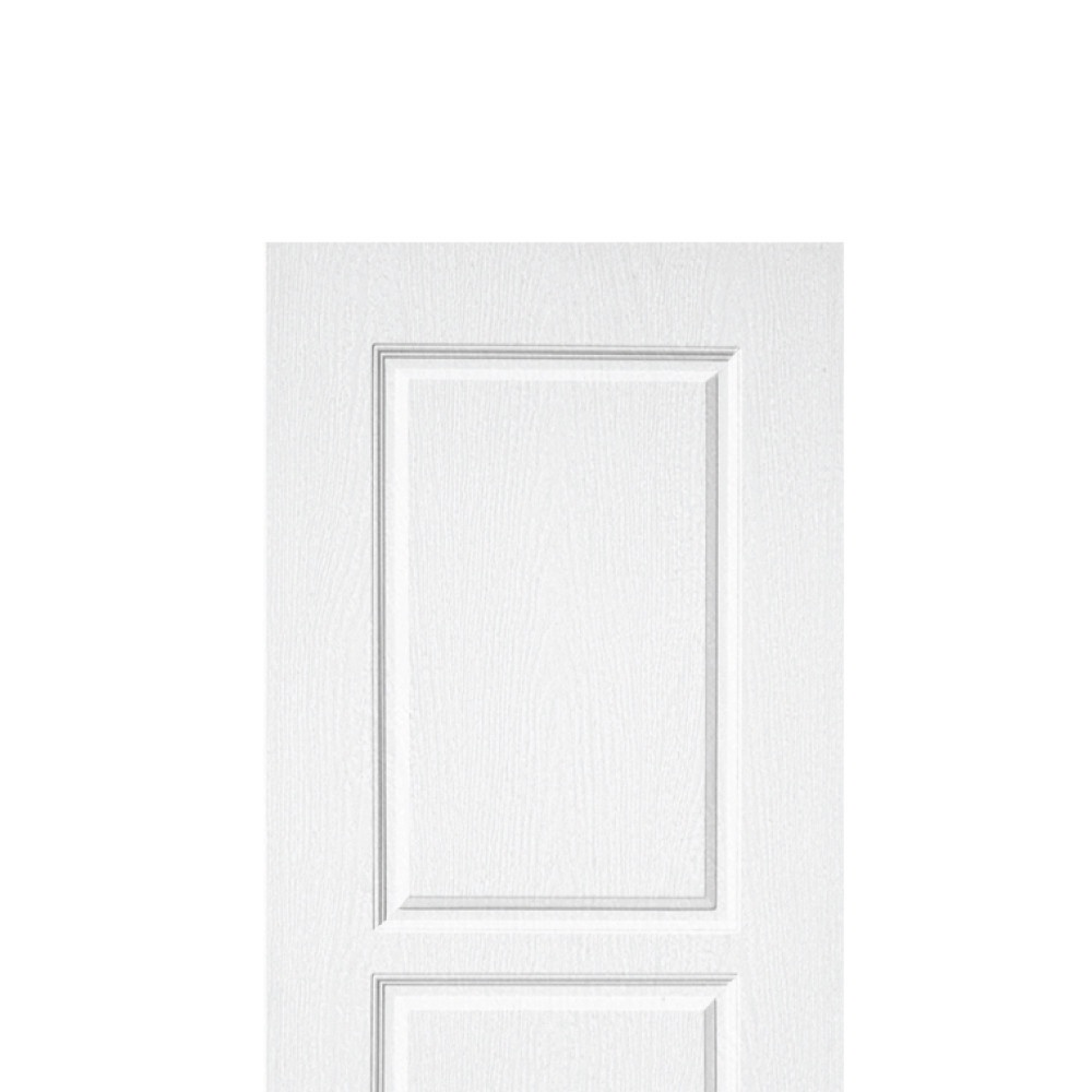WELLINGTAN ประตู UPVC รุ่น WT002N (สำหรับใช้ภายนอก) ลูกฟัก ขนาด 80x200 ซม. สีขาว (เจาะลูกบิด)