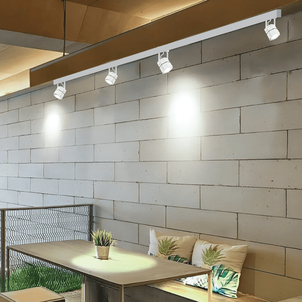 EILON แทร็กไลท์ LED หน้าแปดเหลี่ยม 6W รุ่นTP-OTL-W6WW แสงวอร์มไวท์ สีขาว