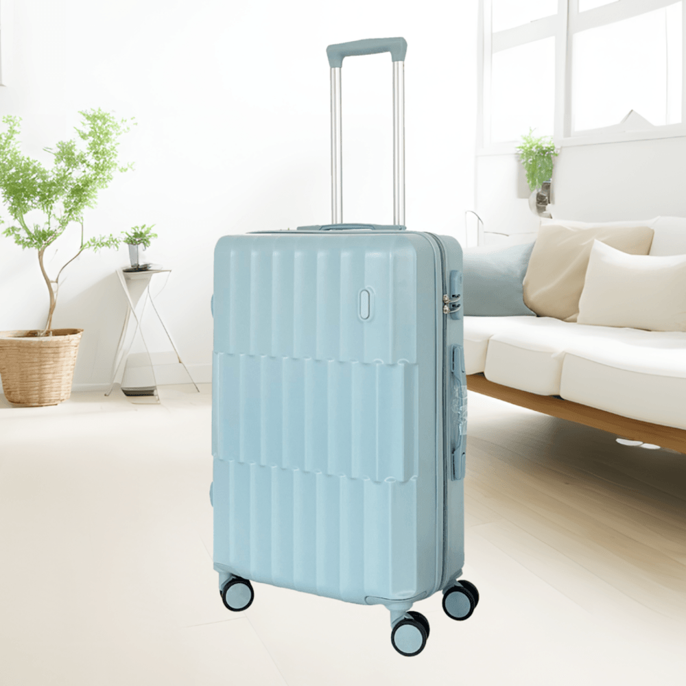 WETZLARS กระเป๋าเดินทางขนาด 24 นิ้ว รุ่น BOLSA-BLUE M-TSA ขนาด 24x41x65 ซม. สีฟ้า