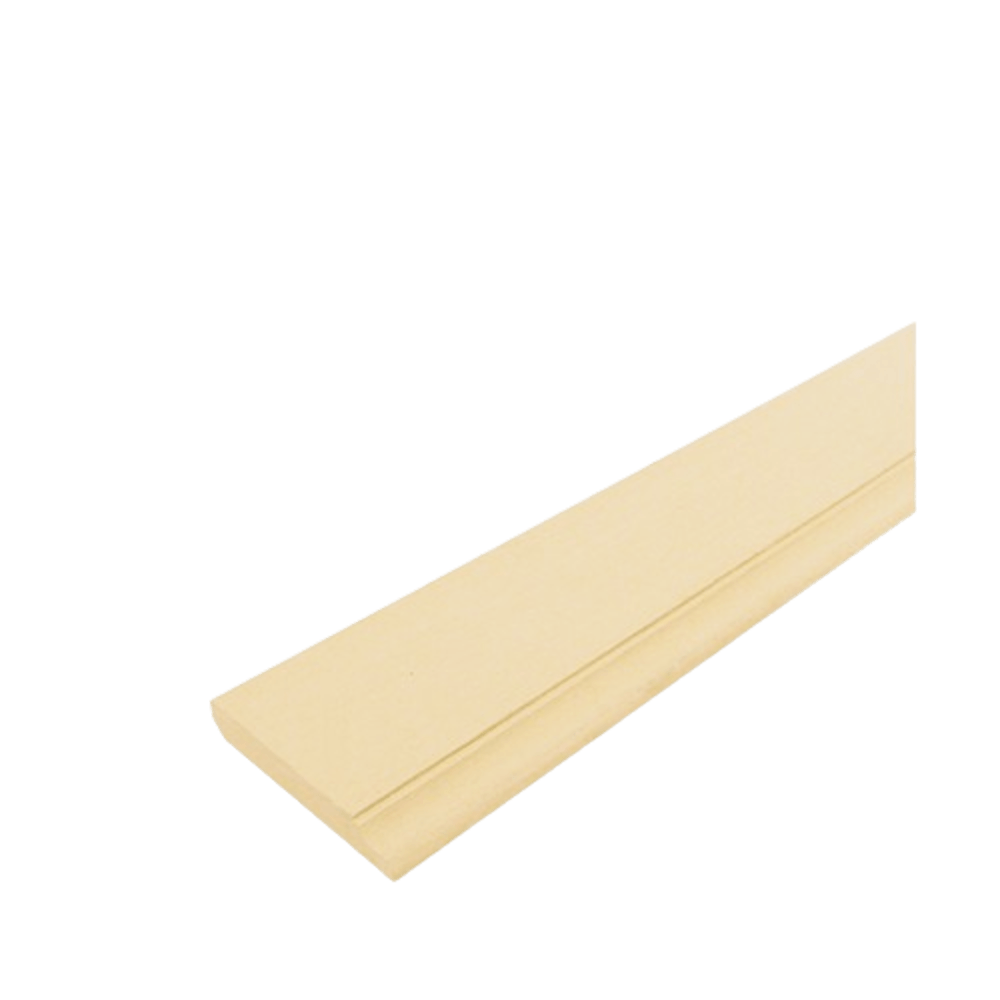 คอนวูด ไม้บัวพื้น รุ่นหลุยส์ ลายเสี้ยน หนา1.1x10x305ซม. สีงาช้าง