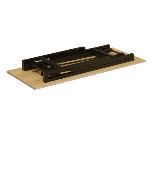 TABIO โต๊ะพับอเนกประสงค์ ลายไม้ รุ่น S-1206016D.W ขนาด 60x120x73ซม. สีดริฟท์วูด