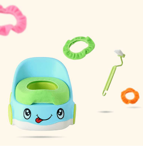Primo Kids กระโถนนั่งเด็กรูปรถ รุ่น YT-001 ขนาด 33x37x28 ซม. สีฟ้า